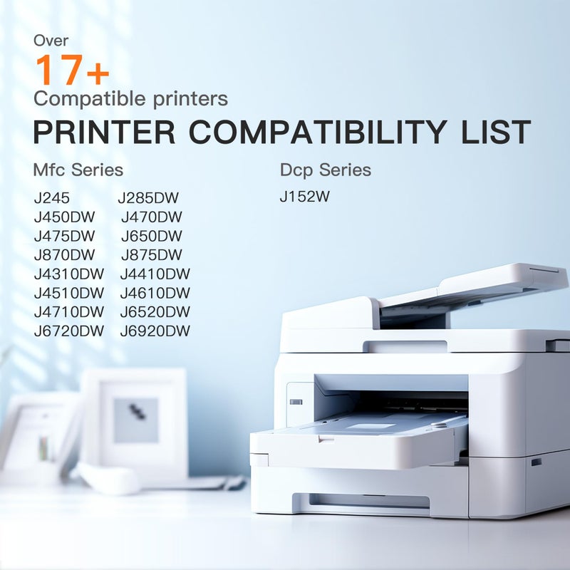 E-Z Ink Compatible Ink Cartridges Replacement for Brother LC61 LC65 LC-61 LC61BK LC61C LC61M LC61Y to use with MFC-490CW MFC-495CW MFC-6490CW MFC-6890CDW (5 Black, 3 Cyan, 3 Magenta, 3 Yellow) - Image 4